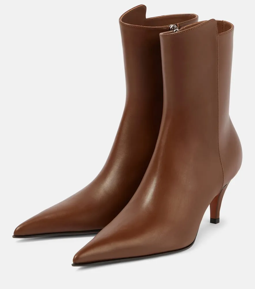 Alexander McQueen Birdee leather ankle boots