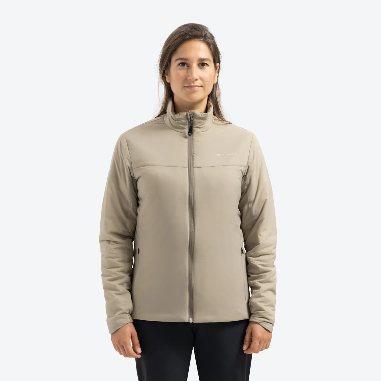 All weather Mid-layer Jacket Beige | Women