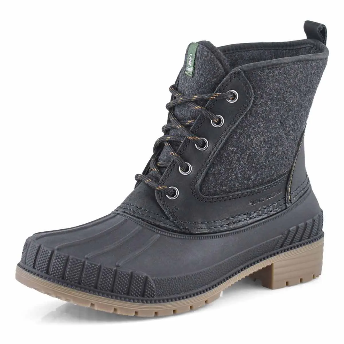 KAMIK SIENNA MID BLACK Insulated Waterproof Pac Winter Boots