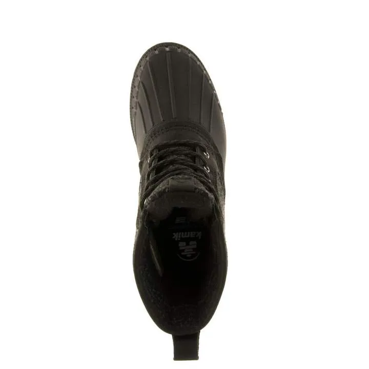 KAMIK SIENNA MID BLACK Insulated Waterproof Pac Winter Boots