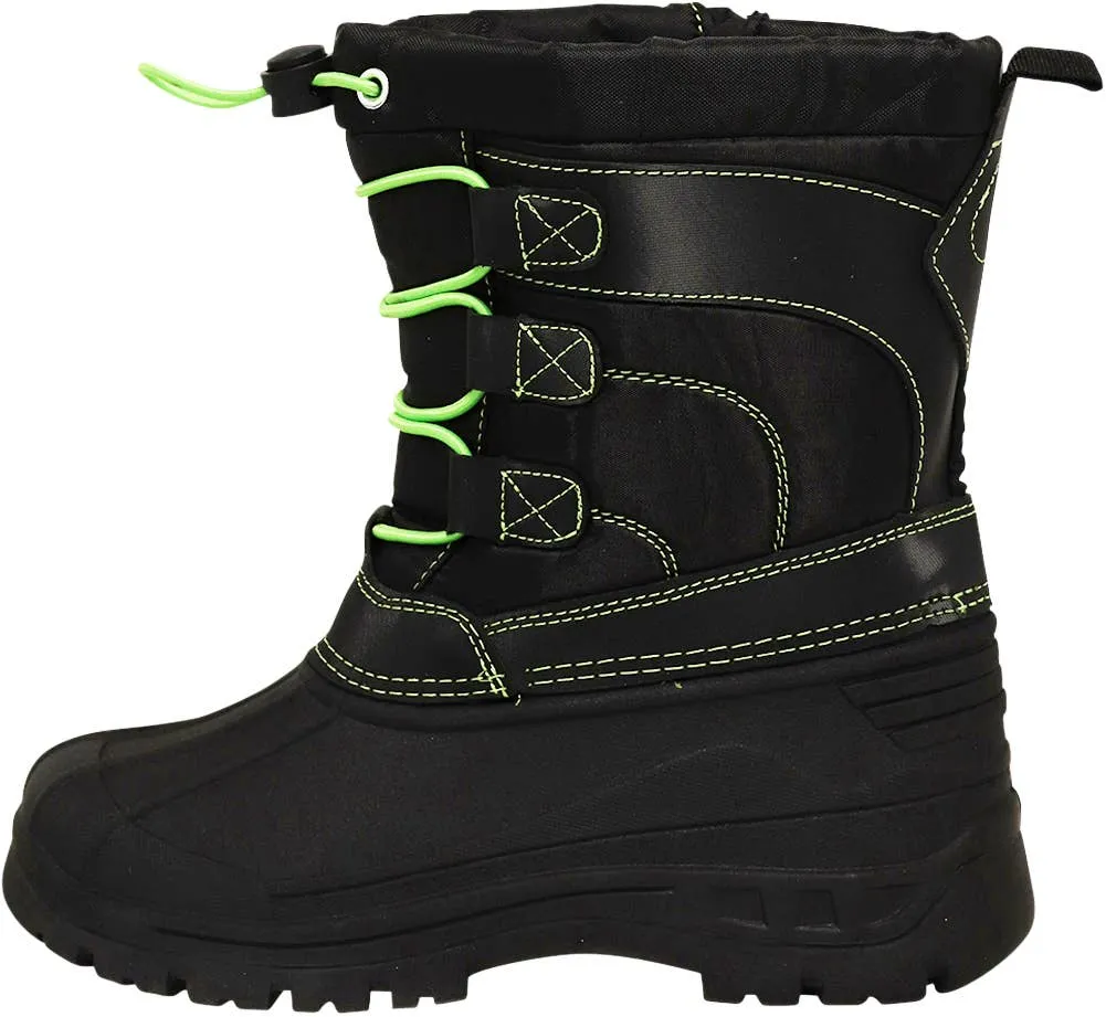 NORTY Tod Boys 6-10 Black/Lime Ski Boot 50003