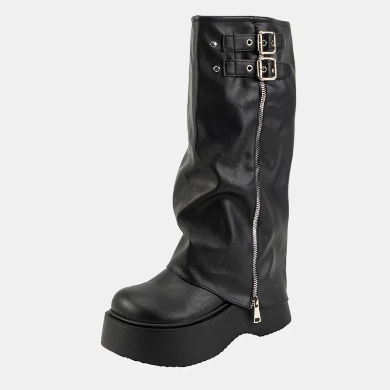 Pansy Platform Trouser Boots