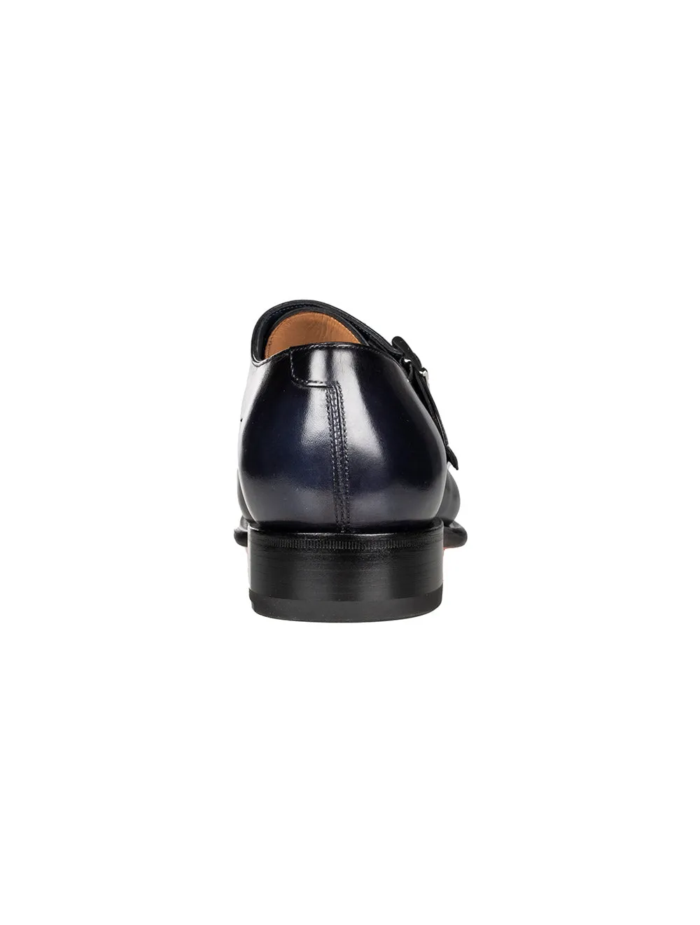 SANTONI Double Monk Shoe Navy