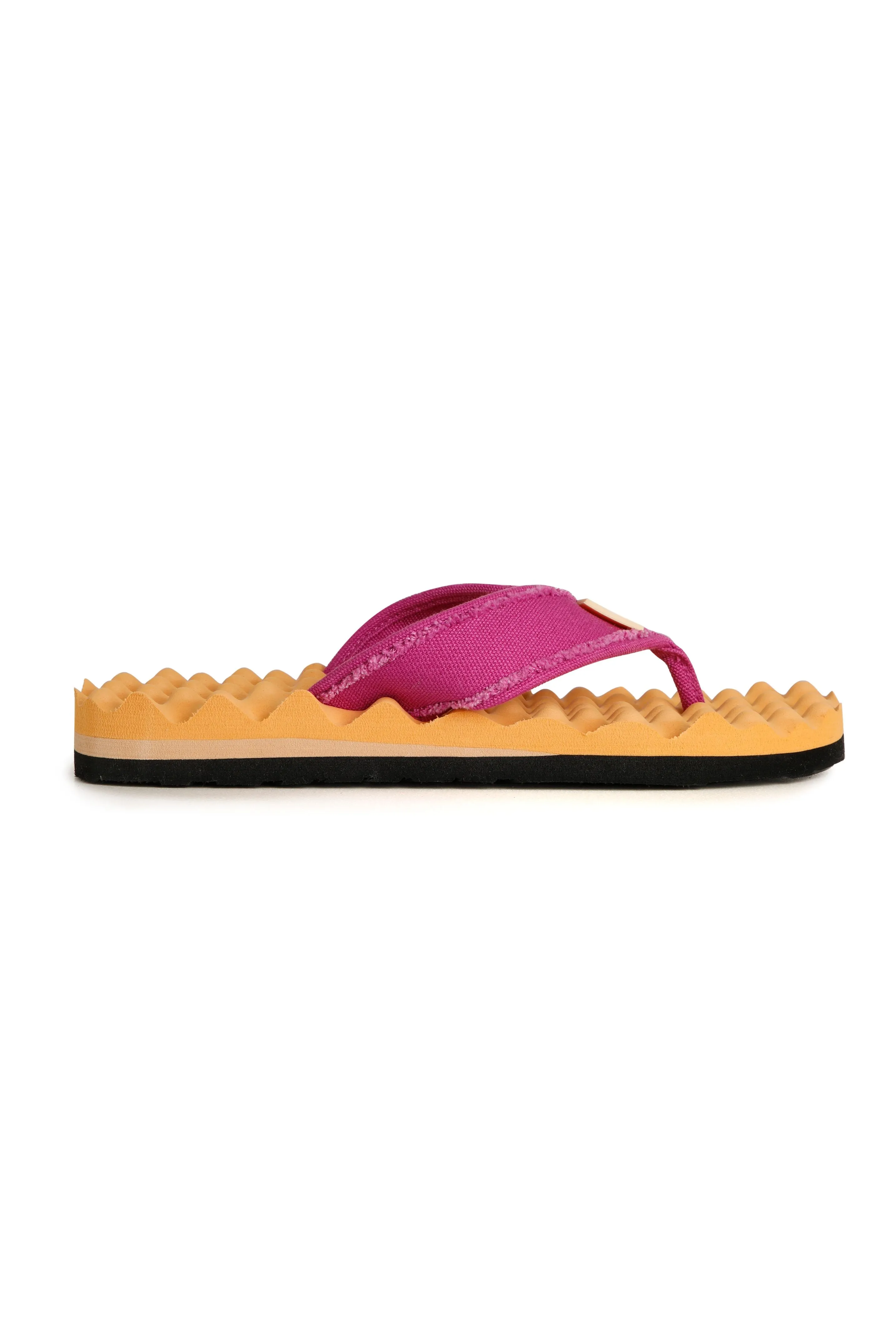 Weird Fish  Cayman Waffle Flip Flops- Apricot